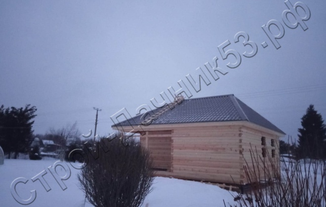 4 Брусовой дом ОД-9 8Х8, 64 м², Ленинградская область, Кировский район, поселок Апраксин (2)